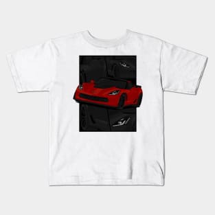 Z06 DARK-RED Kids T-Shirt